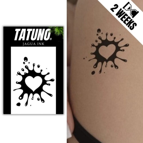 Tatuaż jagua półtrwały rozlane uczucie