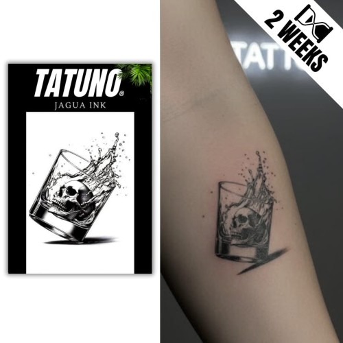 Tatuaż jagua półtrwały mroczny toast