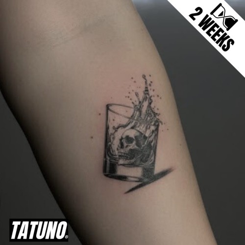 Tatuaż jagua półtrwały mroczny toast