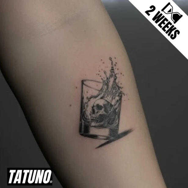 Tatuaż jagua półtrwały mroczny toast