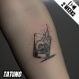 Tatuaż jagua półtrwały mroczny toast