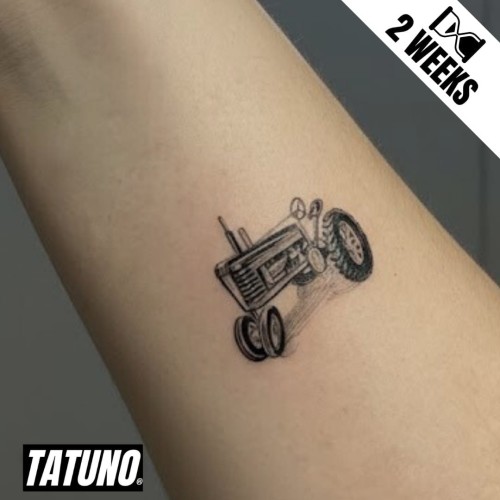 Tatuaż jagua półtrwały legendarny traktor ursus