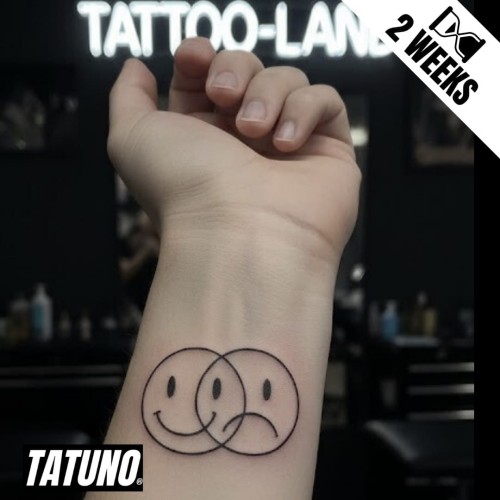 Tatuaż jagua półtrwały dwie strony jednej emocji