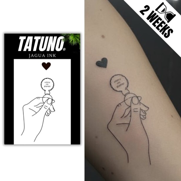 Tatuaż jagua półtrwały zróbmy coś głupiego