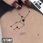 Tatuaż jagua półtrwały znak zodiaku panna