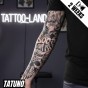 Tatuaż jagua półtrwały rękaw kreskówkowa masakra