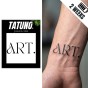 Tatuaż półtrwały art