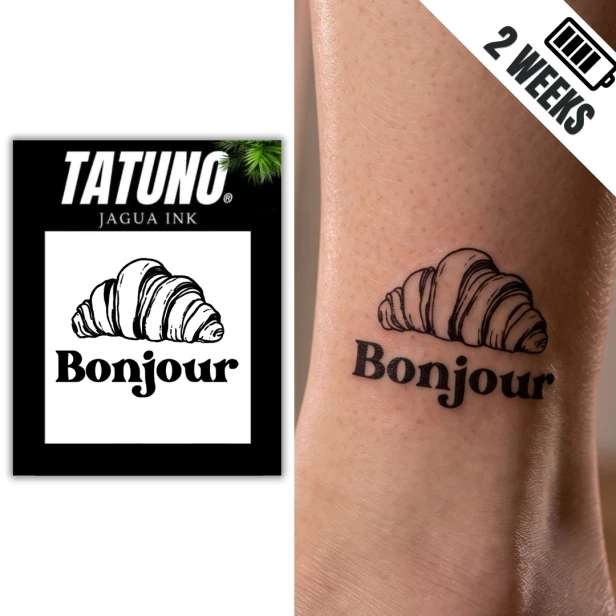 Tatuaż półtrwały bonjour