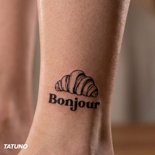 Tatuaż półtrwały bonjour