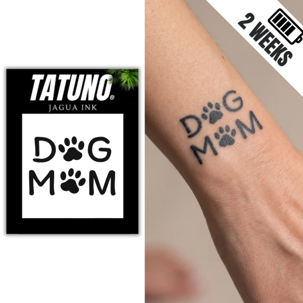 Tatuaż półtrwały dog mom