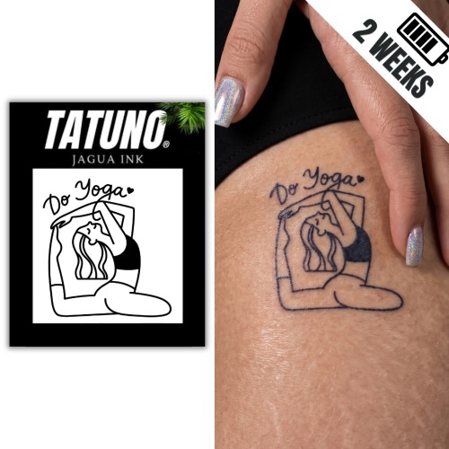 Tatuaż półtrwały do yoga