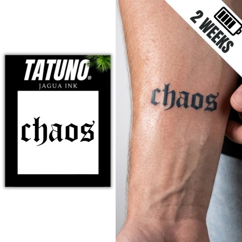 Tatuaż półtrwały chaos