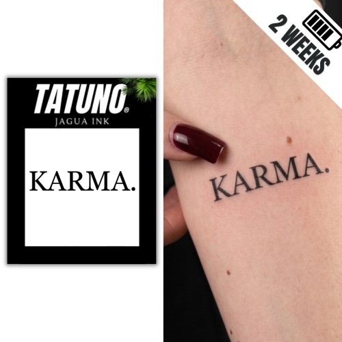 Tatuaż półtrwały karma