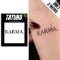 Tatuaż półtrwały karma
