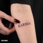 Tatuaż półtrwały karma