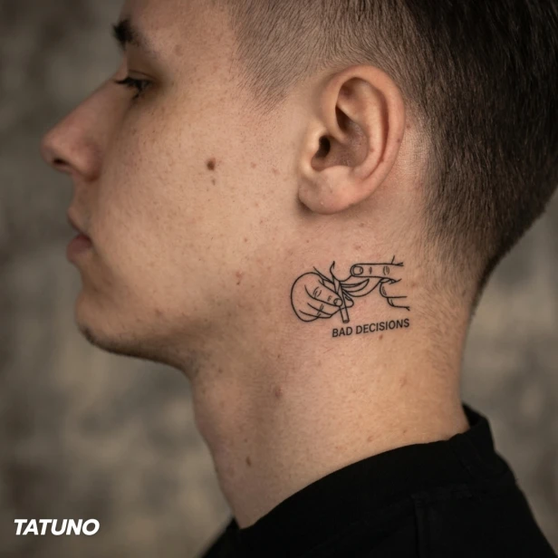 Tatuaż półtrwały złe decyzje