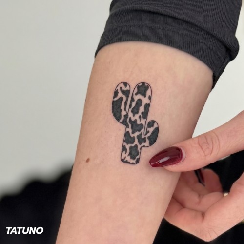 Tatuaż półtrwały kaktus