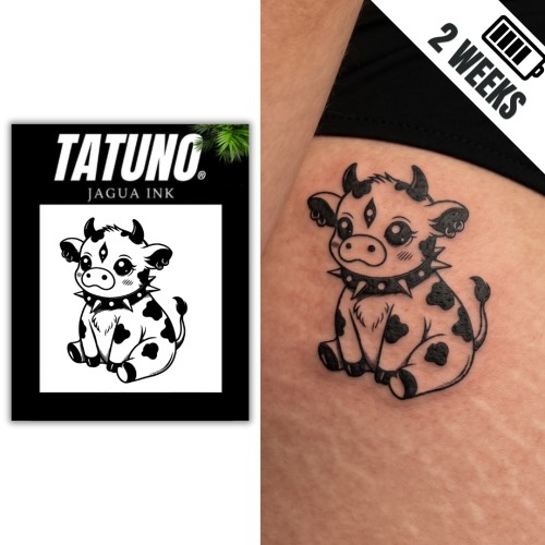 Tatuaż półtrwały łaciata buntowniczka