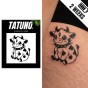 Tatuaż półtrwały łaciata buntowniczka