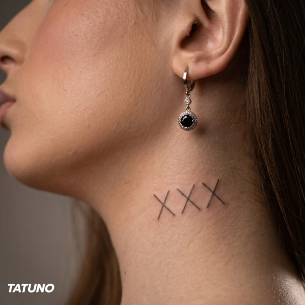 Tatuaż półtrwały XXX