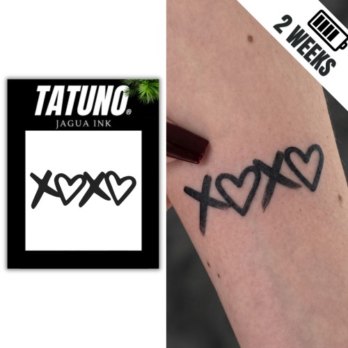 Tatuaż półtrwały xoxo