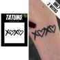 Tatuaż półtrwały xoxo
