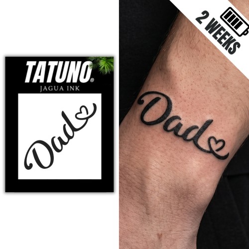 Tatuaż półtrwały tata