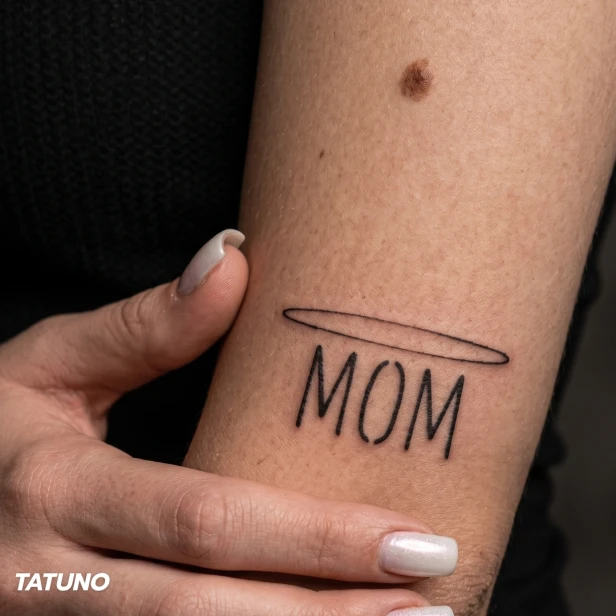 Tatuaż półtrwały mama