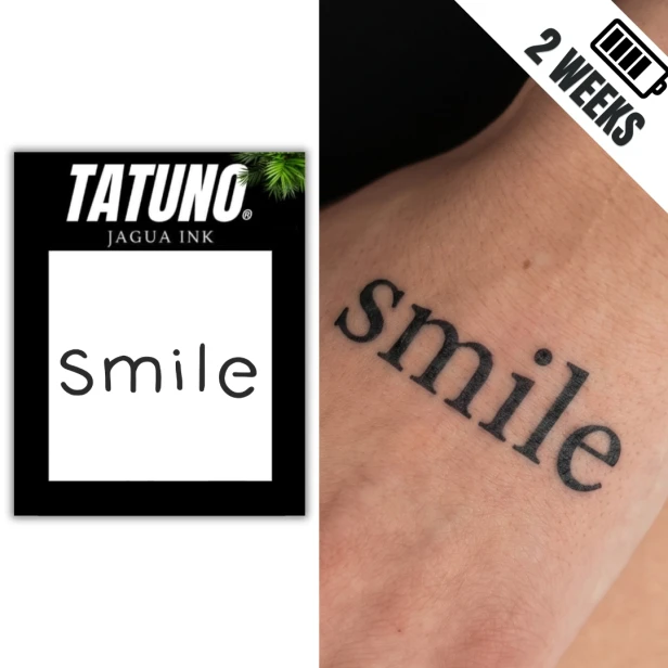 Tatuaż półtrwały smile [6cmx6cm]