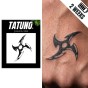 Tatuaż półtrwały tribal shuriken