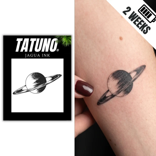 Tatuaż półtrwały Saturn