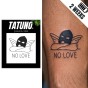 Tatuaż półtrwały no love