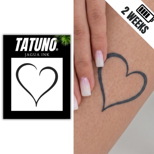 Tatuaż półtrwały serce