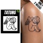 Tatuaż półtrwały upadły aniołek