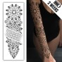 Tatuaż półtrwały rękaw wewnętrzny spokój mandala