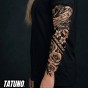 Tatuaż półtrwały rękaw tropikalny cień