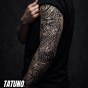 Tatuaż półtrwały rękaw gotycki styl