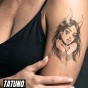 Tatuaż półtrwały devil girl