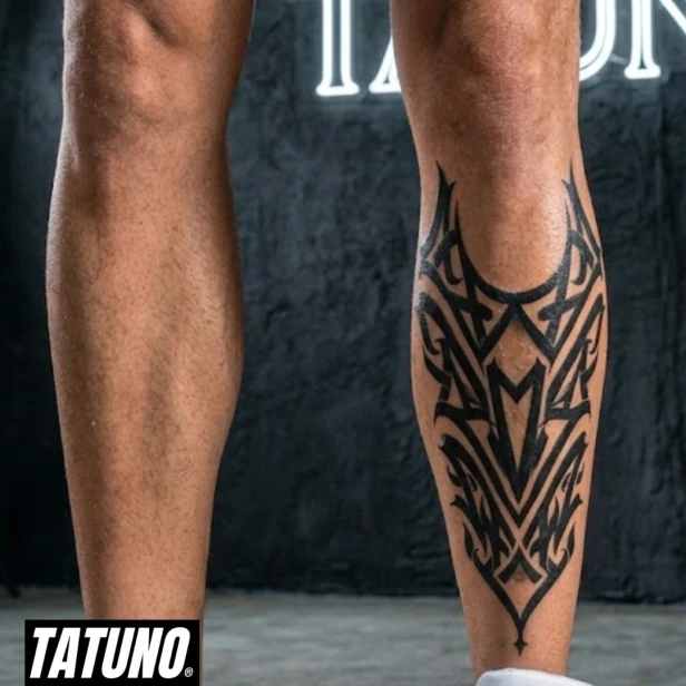 Tatuaż półtrwały tribal znak