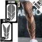 Zestaw leg sleeve półtrwały geometryczna natura