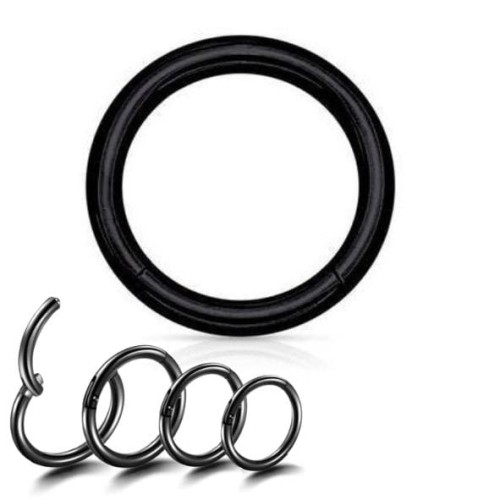 kolczyk-kolko-segment-CLICKER-srebrne-piercing