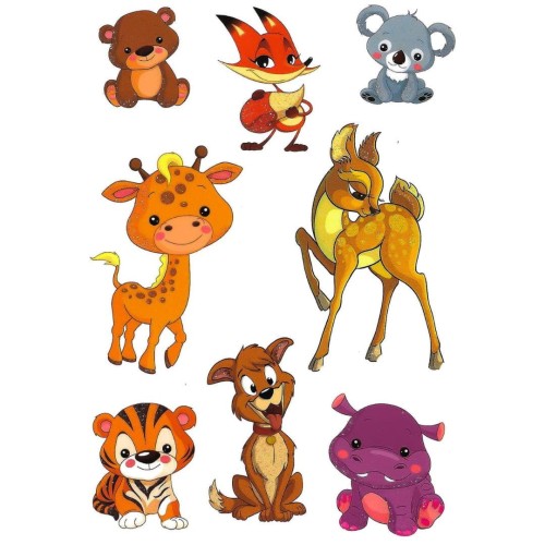 Tatuaże brokatowe jelonek bambi zwierzęta