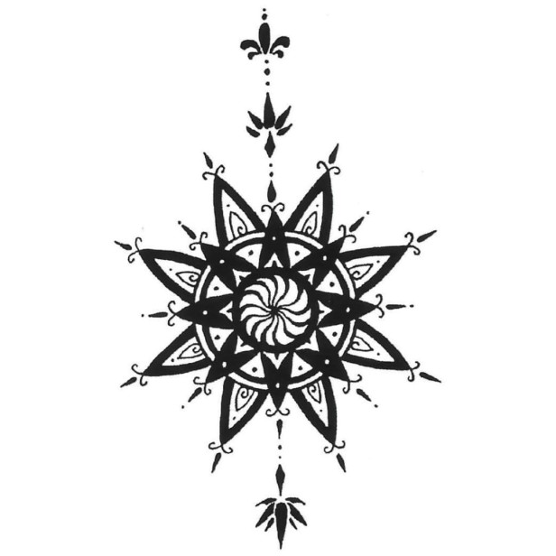 Tatuaż mandala