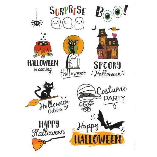 Tatuaż na halloween mix