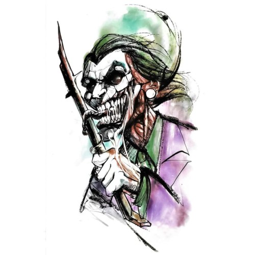 Tatuaż joker nowe oblicze