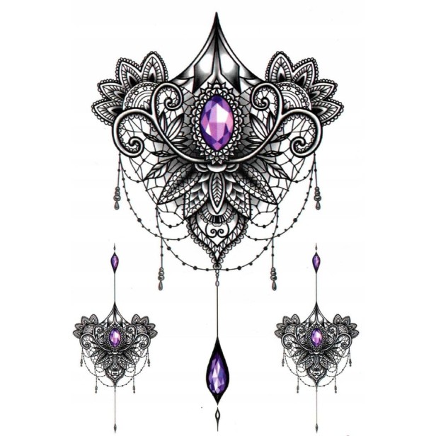 Tatuaż mandala boho (
