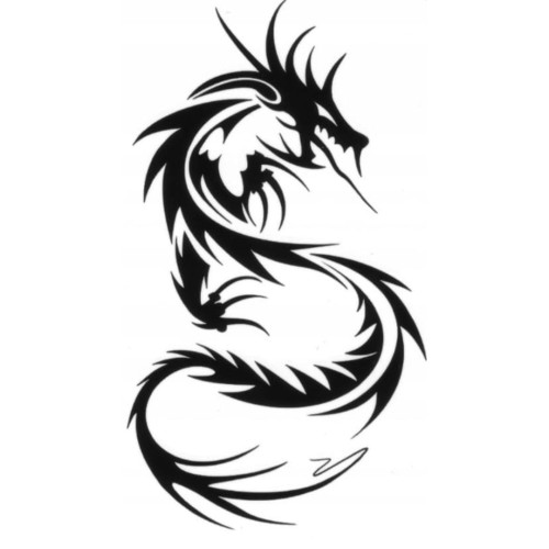 Tatuaż tymczasowy smok dragon