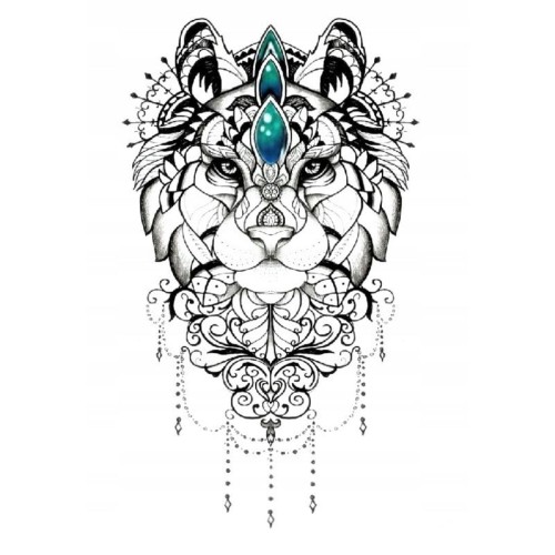 Tatuaż zmywalny tygrys tiger